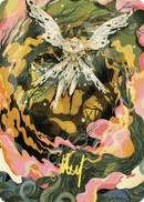 Greater Auramancy Art Card (Gold-Stamped Signature) [Wilds of Eldraine Art Series] - Destination Retro