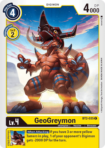 GeoGreymon [BT2-035] [Release Special Booster Ver.1.5] - Destination Retro