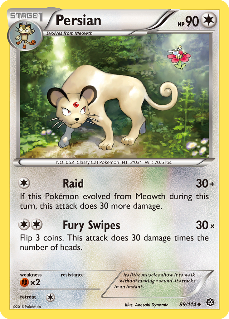 Persian (89/114) [XY: Steam Siege] - Destination Retro