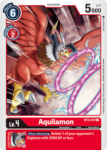 Aquilamon [BT3-012] [Release Special Booster Ver.1.5] - Destination Retro