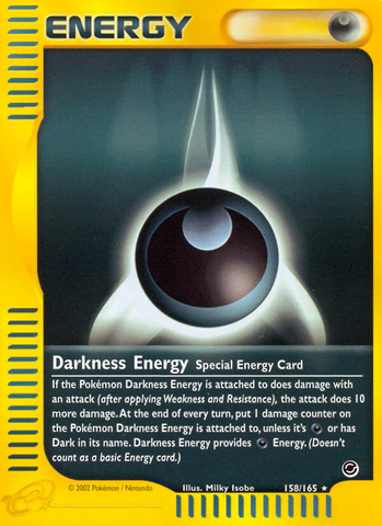 Darkness Energy (158/165) [Expedition: Base Set] - Destination Retro