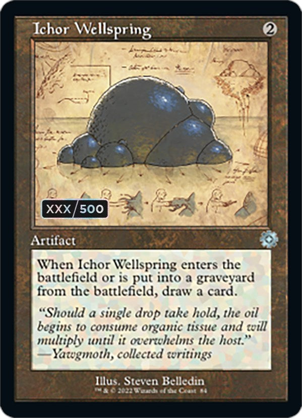 Ichor Wellspring (Retro Schematic) (Serial Numbered) [The Brothers' War Retro Artifacts] - Destination Retro