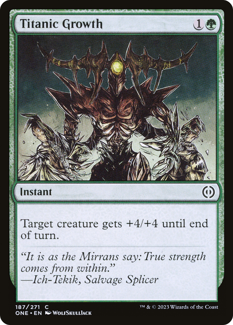 Titanic Growth [Phyrexia: All Will Be One] - Destination Retro