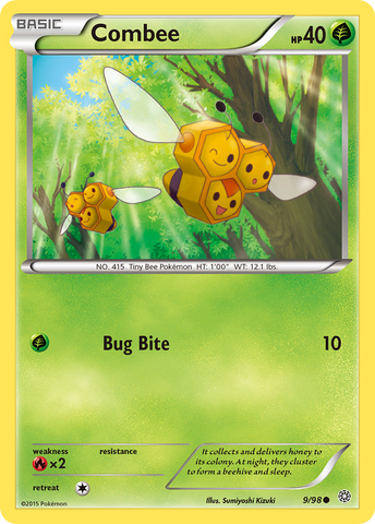 Combee (9/98) [XY: Ancient Origins] - Destination Retro