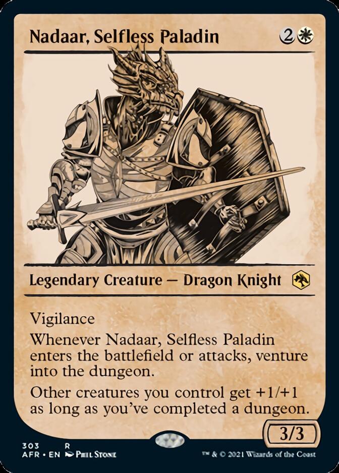 Nadaar, Selfless Paladin (Showcase) [Dungeons & Dragons: Adventures in the Forgotten Realms] - Destination Retro