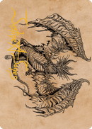 Ganax, Astral Hunter Art Card (Gold-Stamped Signature) [Commander Legends: Battle for Baldur's Gate Art Series] - Destination Retro