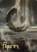 Wasteland Art Card (Gold-Stamped Signature) [Zendikar Rising Art Series] - Destination Retro