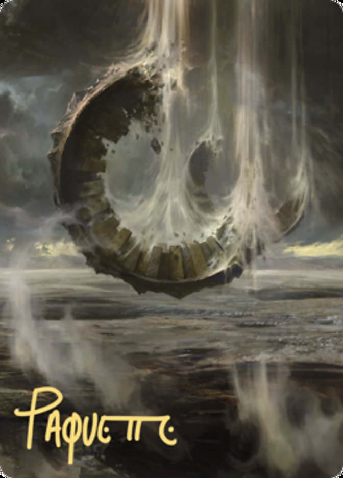 Wasteland Art Card (Gold-Stamped Signature) [Zendikar Rising Art Series] - Destination Retro
