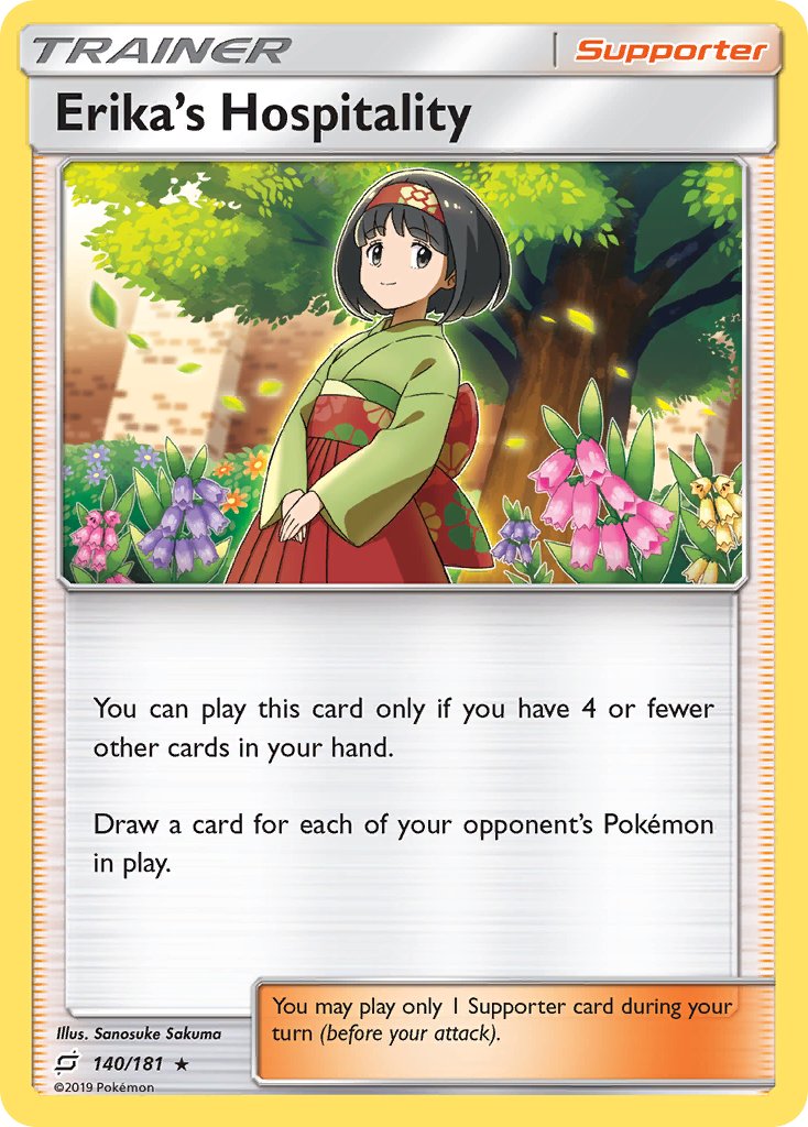 Erika's Hospitality (SM Team Up) (140/181) [Theme Deck Exclusives] - Destination Retro