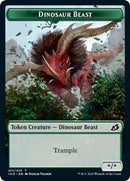 Dinosaur Beast // Human Soldier (003) Double-sided Token [Ikoria: Lair of Behemoths Tokens] - Destination Retro