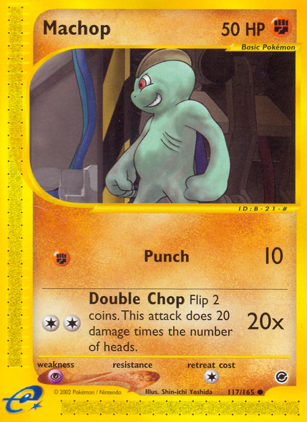 Machop (117/165) [Expedition: Base Set] - Destination Retro