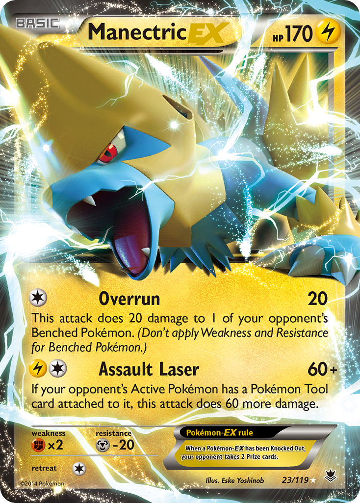 Manectric EX (23/119) [XY: Phantom Forces] - Destination Retro
