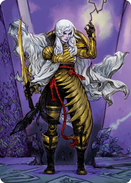 The Wandering Emperor 1 Art Card [Kamigawa: Neon Dynasty Art Series] - Destination Retro