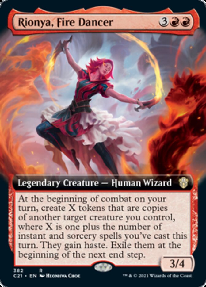 Rionya, Fire Dancer (Extended) [Commander 2021] - Destination Retro