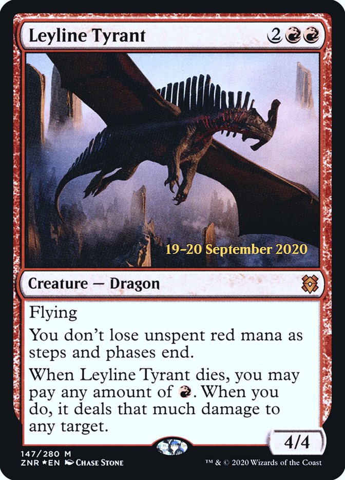 Leyline Tyrant  [Zendikar Rising Prerelease Promos] - Destination Retro