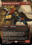 Rampaging Ferocidon (Borderless) [The Lost Caverns of Ixalan Special Guests] - Destination Retro
