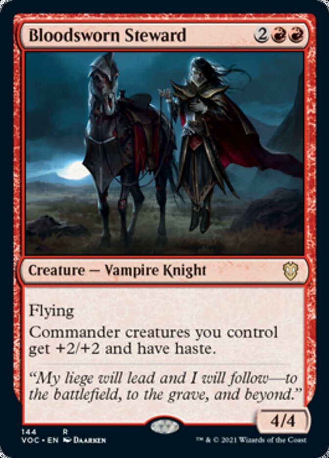 Bloodsworn Steward [Innistrad: Crimson Vow Commander] - Destination Retro