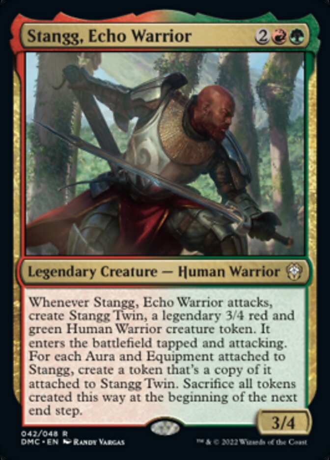 Stangg, Echo Warrior [Dominaria United Commander] - Destination Retro