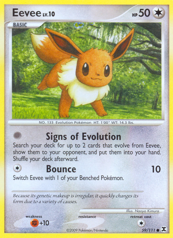Eevee (59/111) [Rising Rivals] - Destination Retro