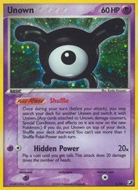 Unown (X) (X/28) [EX: Unseen Forces] - Destination Retro