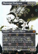 Phyrexian Vindicator (Borderless Ichor Step-and-Compleat Foil) [Phyrexia: All Will Be One] - Destination Retro
