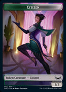 Fish // Citizen Double-sided Token [Streets of New Capenna Tokens] - Destination Retro