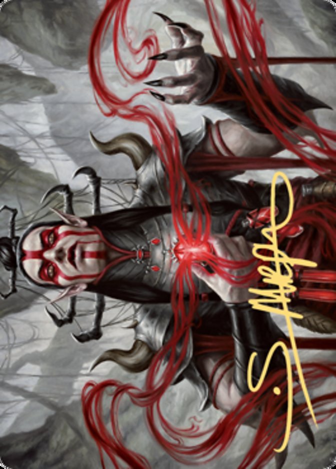 Malakir Blood-Priest Art Card (Gold-Stamped Signature) [Zendikar Rising Art Series] - Destination Retro