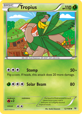 Tropius (12/108) [XY: Roaring Skies] - Destination Retro
