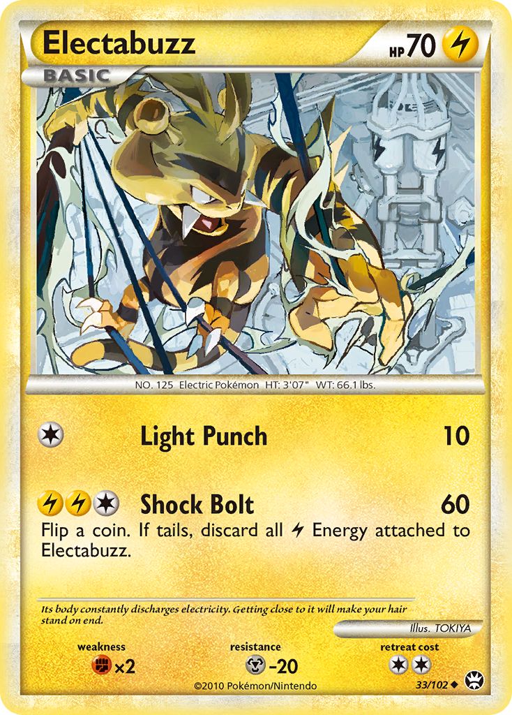 Electabuzz (33/102) [HeartGold & SoulSilver: Triumphant] - Destination Retro
