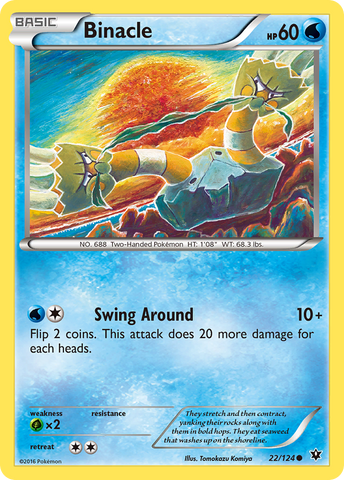 Binacle (22/124) [XY: Fates Collide] - Destination Retro