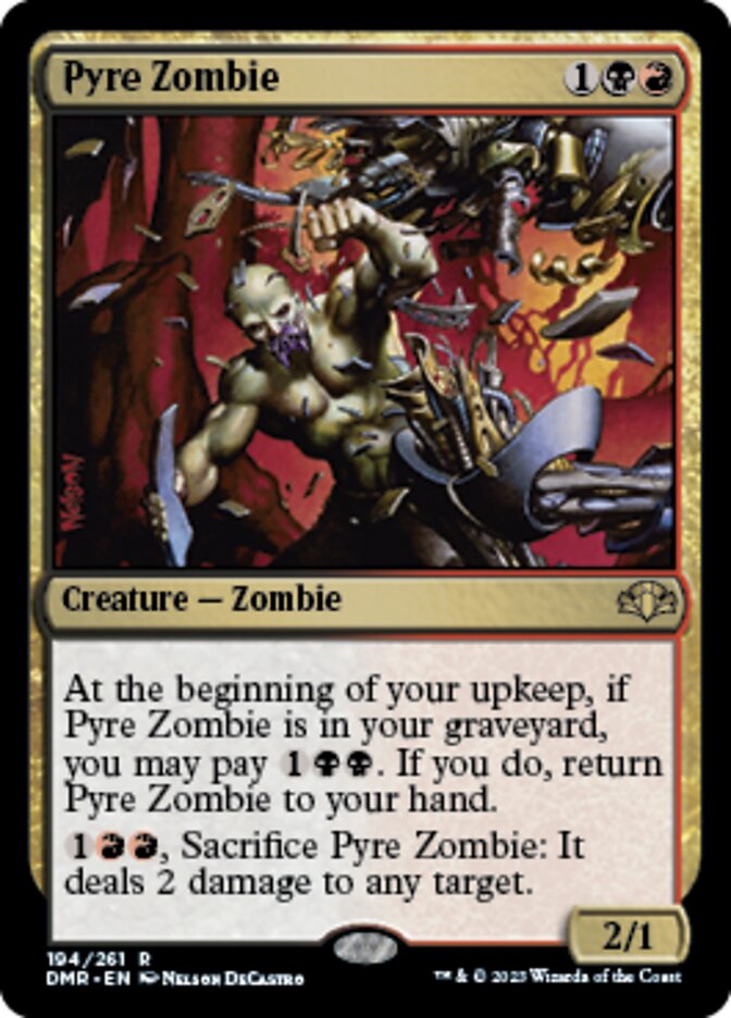 Pyre Zombie [Dominaria Remastered] - Destination Retro