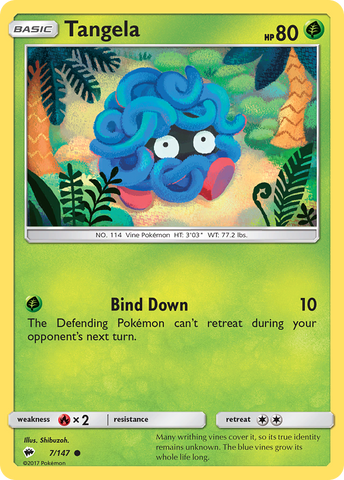 Tangela (7/147) [Sun & Moon: Burning Shadows] - Destination Retro