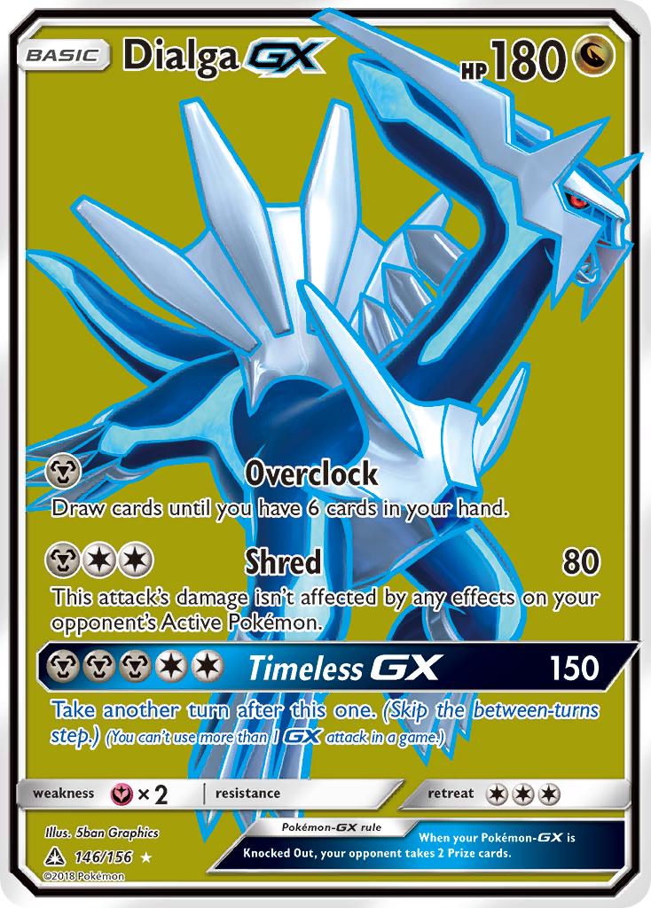 Dialga GX (146/156) [Sun & Moon: Ultra Prism] - Destination Retro