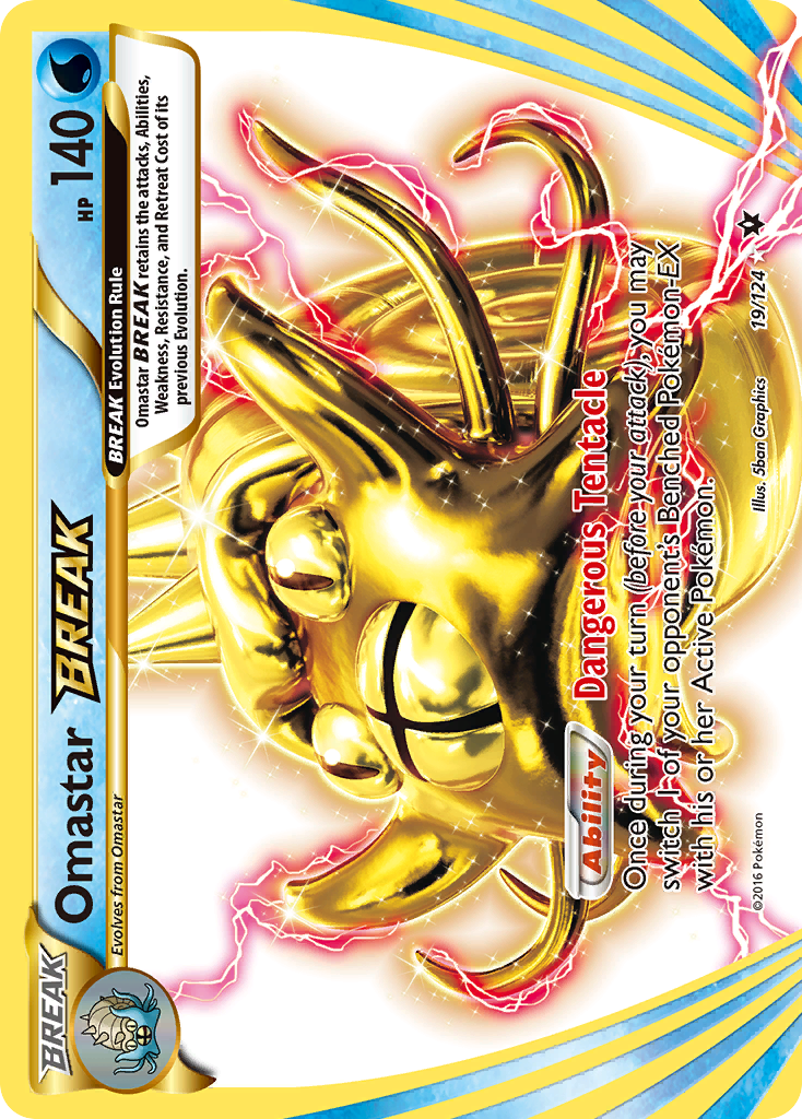 Omastar BREAK (19/124) [XY: Fates Collide] - Destination Retro