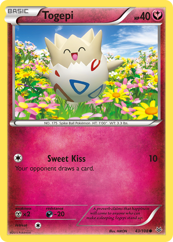 Togepi (43/108) [XY: Roaring Skies] - Destination Retro