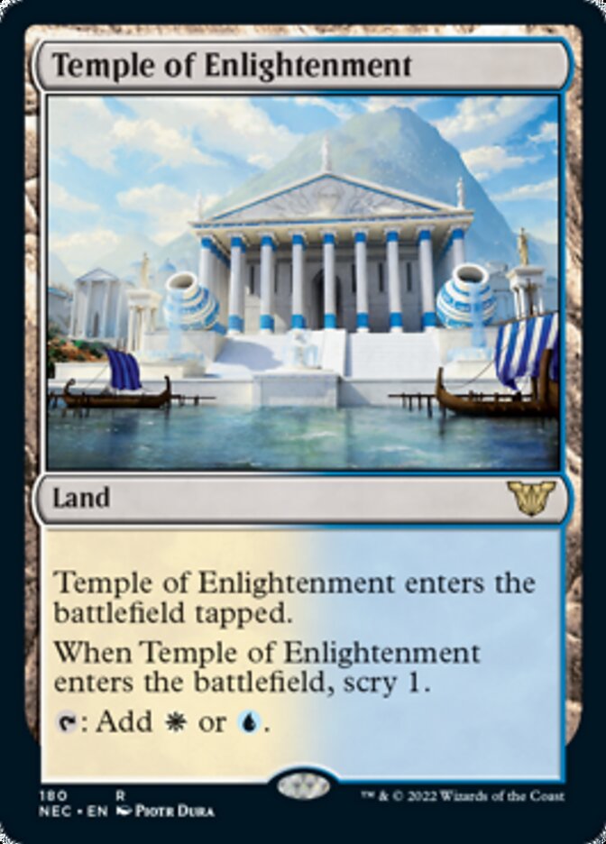 Temple of Enlightenment [Kamigawa: Neon Dynasty Commander] - Destination Retro