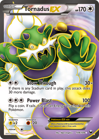 Tornadus EX (108/108) [Black & White: Dark Explorers] - Destination Retro
