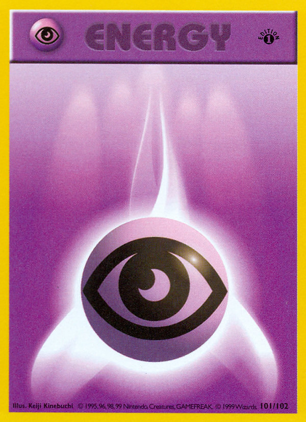 Psychic Energy (101/102) [Base Set 1st Edition] - Destination Retro