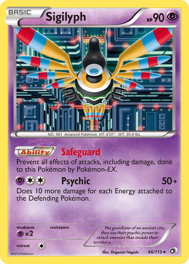 Sigilyph (66/113) [Black & White: Legendary Treasures] - Destination Retro