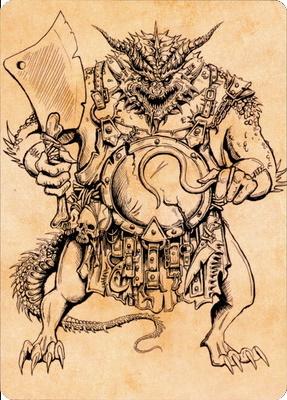 Thrakkus the Butcher Art Card [Commander Legends: Battle for Baldur's Gate Art Series] - Destination Retro
