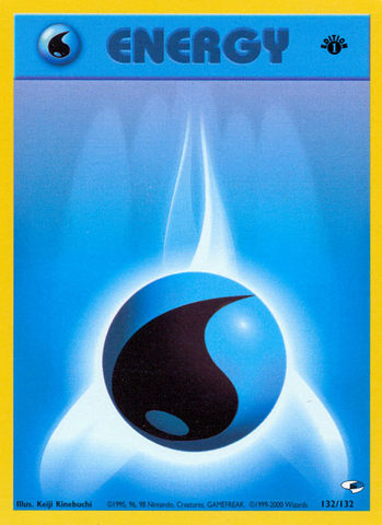 Water Energy (132/132) [Gym Heroes 1st Edition] - Destination Retro