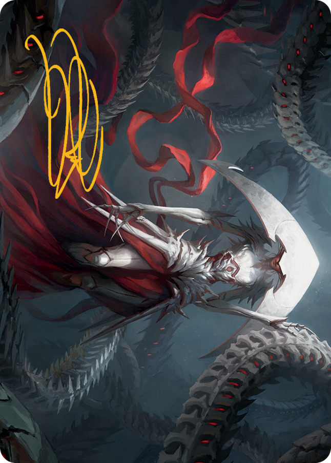 Elesh Norn Art Card (Gold-Stamped Signature) [March of the Machine Art Series] - Destination Retro
