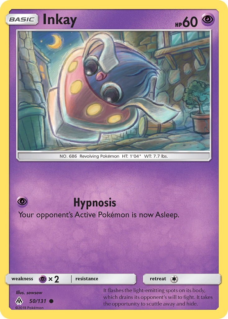 Inkay (50/131) [Sun & Moon: Forbidden Light] - Destination Retro