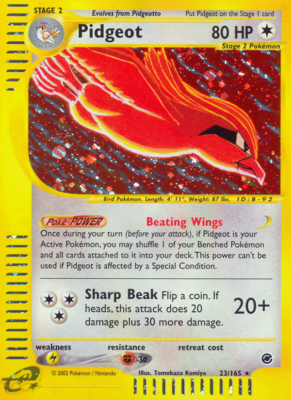 Pidgeot (23/165) [Expedition: Base Set] - Destination Retro