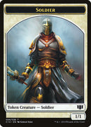 Soldier // Spirit Double-sided Token [Commander 2014 Tokens] - Destination Retro