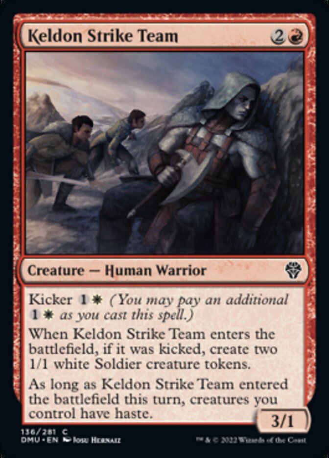 Keldon Strike Team [Dominaria United] - Destination Retro