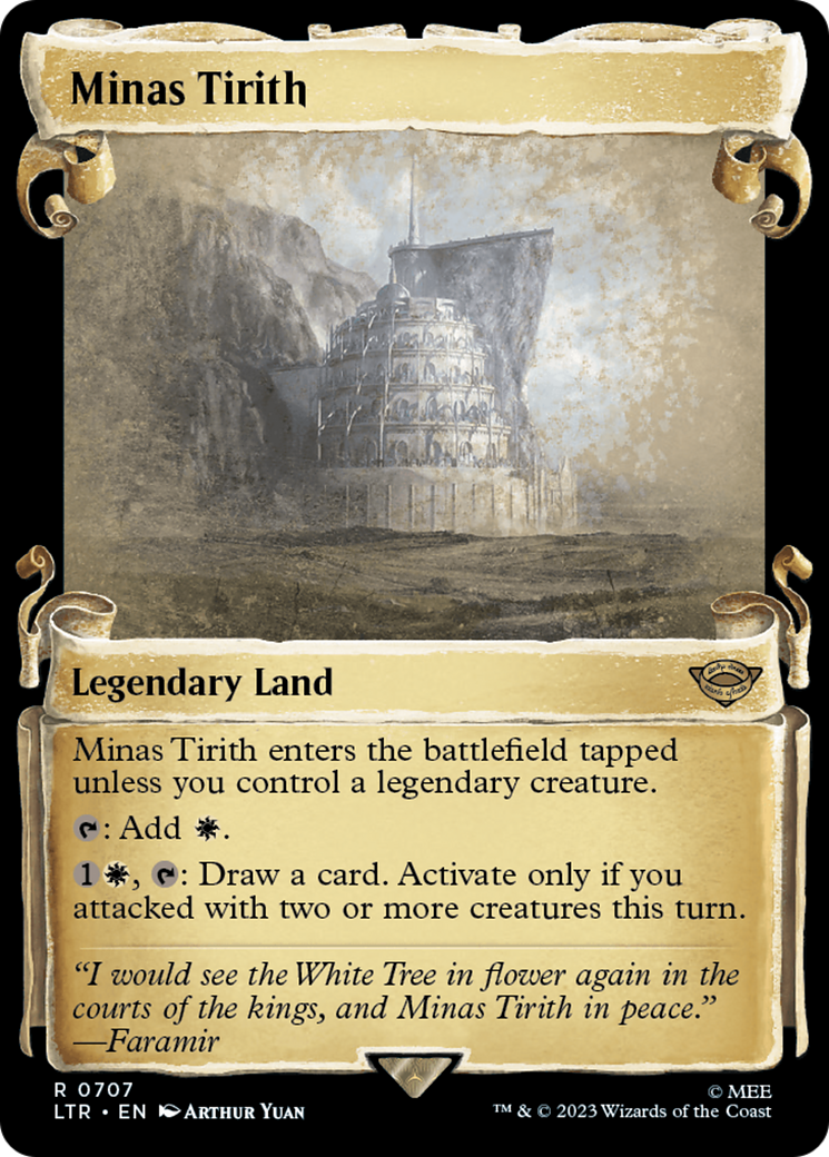 Minas Tirith [The Lord of the Rings: Tales of Middle-Earth Showcase Scrolls] - Destination Retro