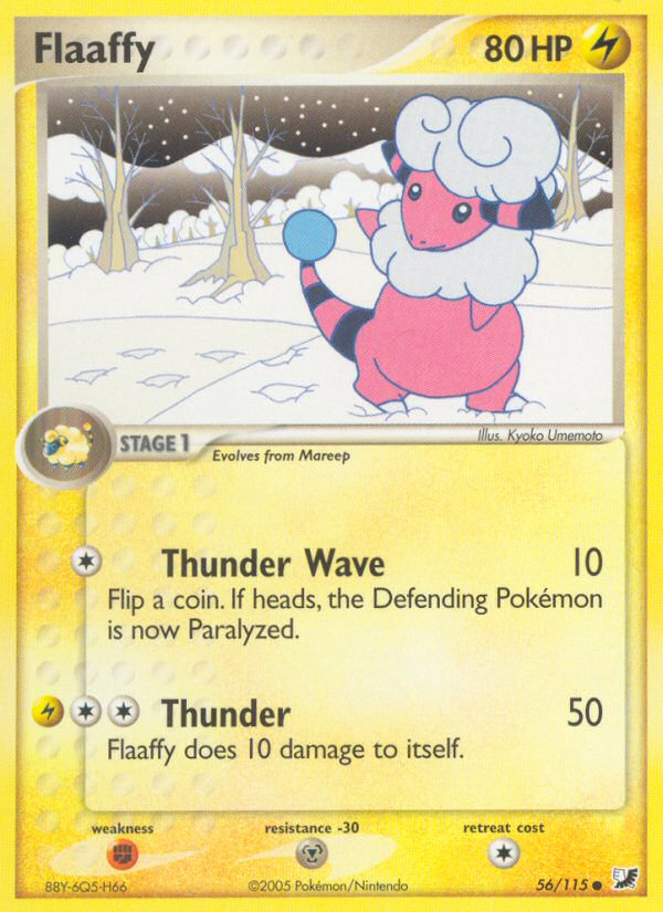 Flaaffy (56/115) [EX: Unseen Forces] - Destination Retro