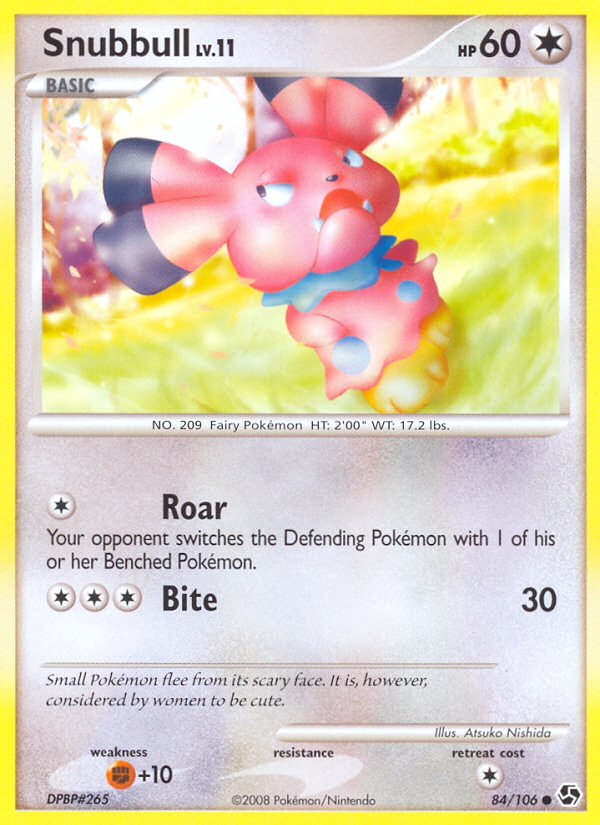 Snubbull (84/106) [Diamond & Pearl: Great Encounters] - Destination Retro