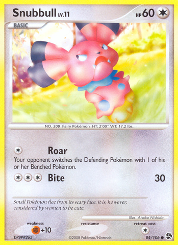 Snubbull (84/106) [Diamond & Pearl: Great Encounters] - Destination Retro